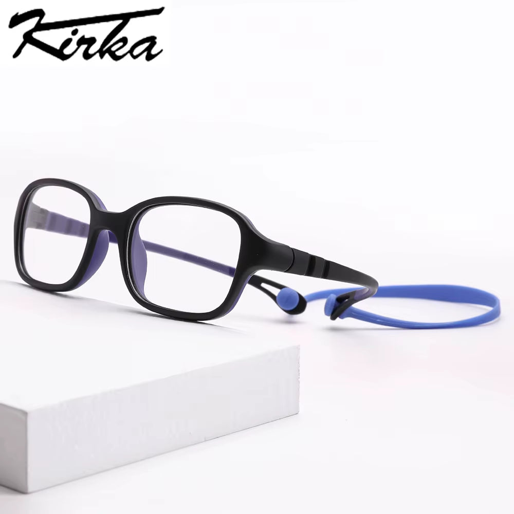 Children Glasses Frame TR90 Rectangle Glasses Flexibl Glasses Frame Optic Frame Reading Glasses Optic Glasses Myopia Glass