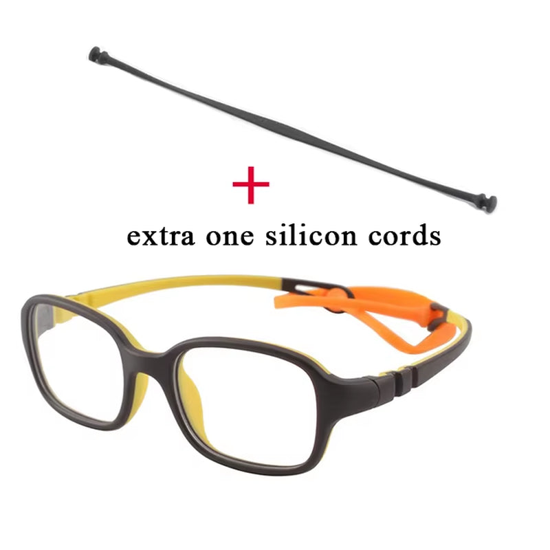 Children Glasses Frame TR90 Rectangle Glasses Flexibl Glasses Frame Optic Frame Reading Glasses Optic Glasses Myopia Glass