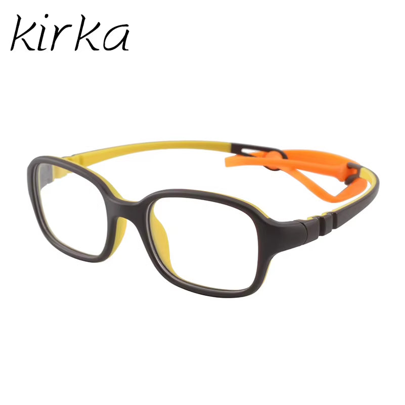 Children Glasses Frame TR90 Rectangle Glasses Flexibl Glasses Frame Optic Frame Reading Glasses Optic Glasses Myopia Glass