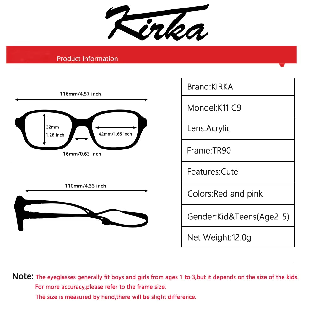 Children Glasses Frame TR90 Rectangle Glasses Flexibl Glasses Frame Optic Frame Reading Glasses Optic Glasses Myopia Glass