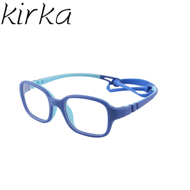 Children Glasses Frame TR90 Rectangle Glasses Flexibl Glasses Frame Optic Frame Reading Glasses Optic Glasses Myopia Glass